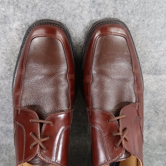 Giorgio Brutini Shoes Mens 12 Oxford Chukka Dress Classic Leather Lace Up Brown main image 9